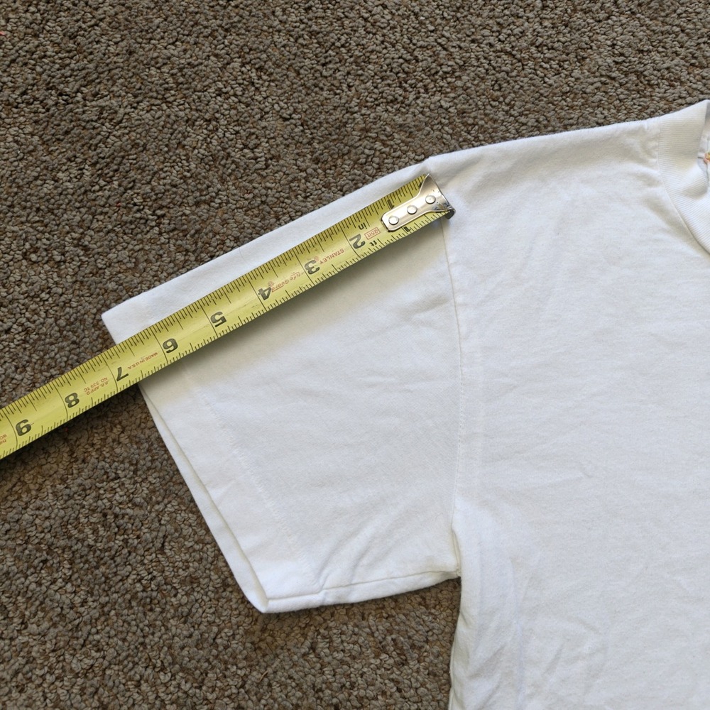 Aviator Nation Womens White Lightning Bolt Graphic T-Shirt Raw Hem XS USA Made - Picture 6 of 9